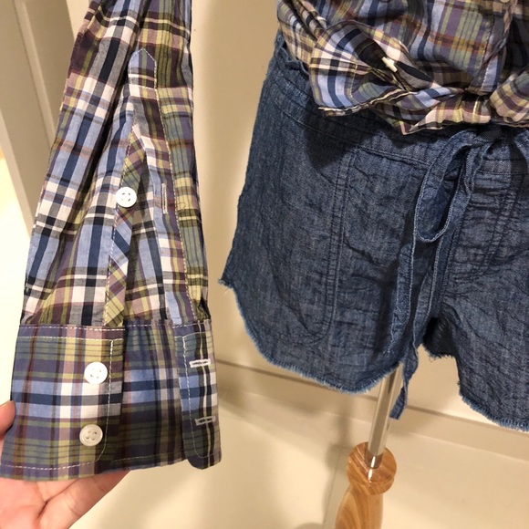 J Crew “ The Perfect Shirt” long sleeved plaid. 6 - Picture 5 of 6